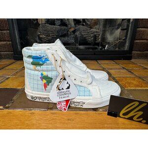 Women’s 6.5 Vans Sk8-Hi Save Our Planet Athletic Skate Shoes 721278